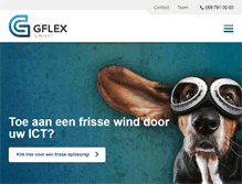 Tablet Screenshot of gflex.nl